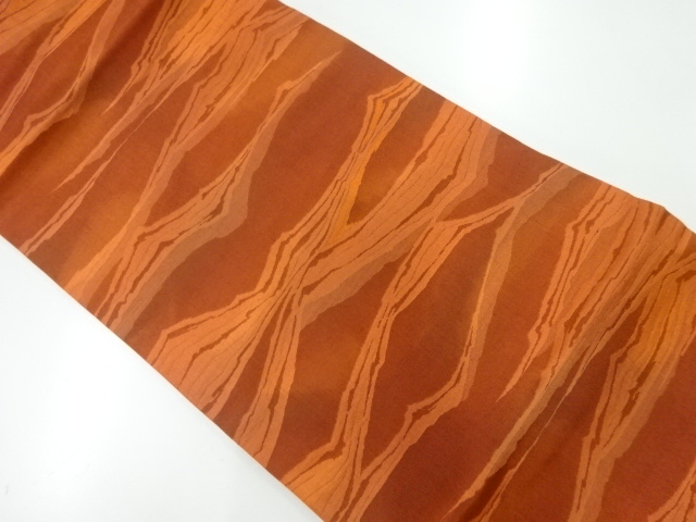 JAPANESE NAGOYA OBI / WOVEN ABSTRACT STRIPE